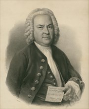 Portrait of Johann Sebastian Bach, 1840.