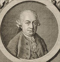 Portrait of Carl Philipp Emanuel Bach (1714-1788), 18th century.