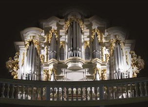 The Wender organ in the Bach Church, Arnstadt.