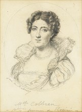 Portrait of the mezzo-soprano Isabella Colbran (1785-1845).