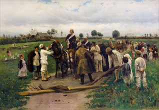 Paying a ransom for the bride, 1888.