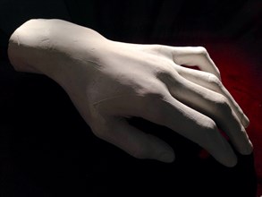 Frédéric Chopin's left hand, 1849.