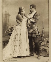 Nikolay and Medea Figner in the opera Iolanta by Pyotr Tchaikovsky, 1890s.