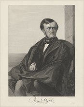 Portrait of the Composer Richard Wagner (1813-1883), 1853.