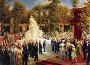 The Unveiling of the Memorial to Richard Wagner in Berlin on October 1, 1903, 1908.