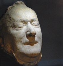 The death mask of Richard Wagner, 1883.