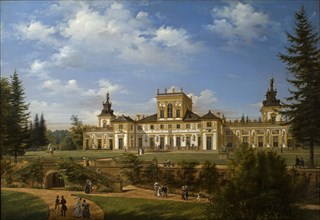 View of the Wilanów Palace, 1834.