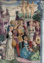 Allegory of March: Triumph of Venus, 1468-1470.