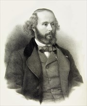 Portrait of Félicien David (1810-1876), ca 1860.