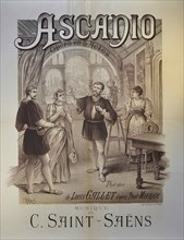 Poster for the Opera Ascanio by Camille Saint-Saëns, 1890.