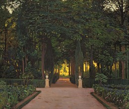 Gardens at Aranjuez, ca 1899.