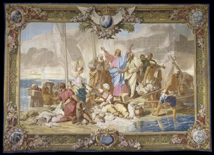Tapestry: The Miraculous Draught of Fishes (Manufacture Royale des Gobelins), Between 1717 and 1720.