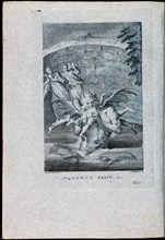 Illustration to the Divine Comedy by Dante Alighieri (Venezia, Antonio Zatta, 1757), 1757.