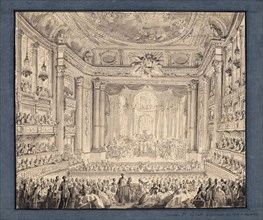 Representation of Athalie by Racine in the Opéra Royal de Versailles on the evening of 23 May 1770