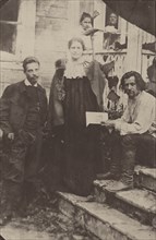 Lou Andreas-Salomé and Rainer Maria Rilke visiting Spiridon Drozhzhin, 1900.