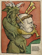 Luther as the Devil's Bagpipes, c.1535.