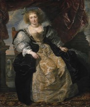 Hélène Fourment in wedding dress, c. 1630-1631.