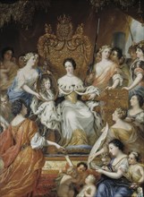 Allegory of the regency of Ulrika Eleonora of Sweden (1656-1693), End of 17th cen.