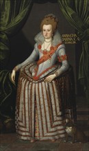 Portrait of Princess Anne Catherine of Brandenburg (1575-1612), queen of Denmark and Norway.