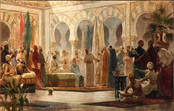Caliph Abd al-Rahman III Receiving the Ambassador, 1885.