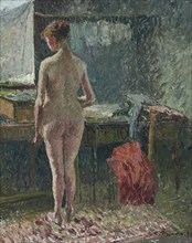 Nude woman in interior, 1895.