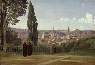 View of Florence from the Boboli Gardens, ca 1835-1840.