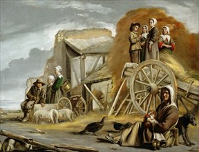 The Haycart (Return From Haymaking), 1642.