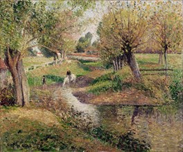 The Watering Place, Éragny, 1895.