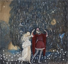 Lena Dances with the Knight. Among Gnomes and Trolls, 1915.