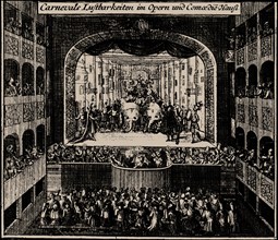 Margrave Theatre in Erlangen, 1721.