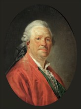 Portrait of the composer Christoph Willibald Ritter von Gluck (1714-1787), 1777.
