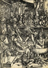 The martyrdom of Saint John. From Apocalypsis cum Figuris, 1498.