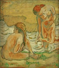 Two Bathing Women (Composition with Nudes II), 1909.