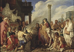 Dido's sacrifice to Juno, 1630.