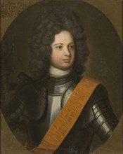 Portrait of Frederick William I (1688-1740), King in Prussia, Early 18th cen..