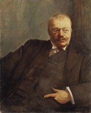 Portrait of the poet Gunnar Heiberg (1857-1929), 1900.
