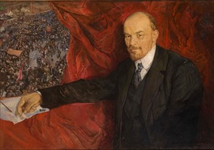 Lenin and Manifestation, 1919.