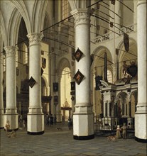 Interior of Nieuwe Kerk, Delft.