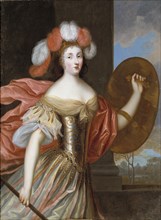 Portrait of Olympia Mancini (1638-1708), comtess of Soissons as Athena.