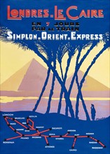 Simplon-Orient-Express, Londres-le Caire, c. 1930.