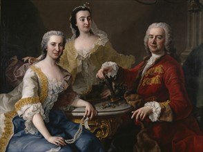Joseph Angelo de France (1691-1761) with Family, 1748.