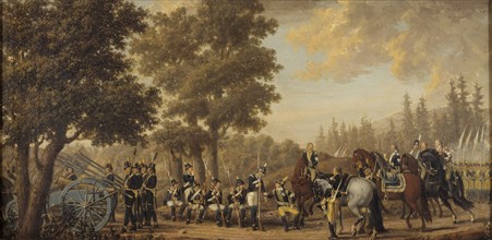 King Gustav III of Sweden in the Russo-Swedish War, 1789.