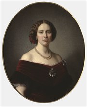 Portrait of Louise of the Netherlands (1828-1871), Queen of Sweden and Norway.