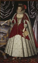 Portrait of Lucy Russell, Countess of Bedford (1580-1627), née Harington, 1600s.