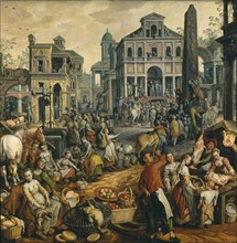 Market Scene with Ecce Homo, 1565.