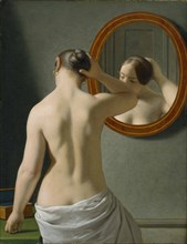 Nude from behind (Morning toilet), 1841.