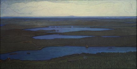 Over Forest and Lake, 1908.