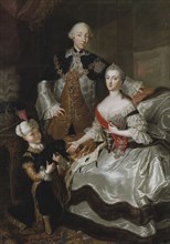 Portrait of Grand Duke Pyotr Fyodorovitch and Grand Duchess Catherine Alekseyevna, 1756.