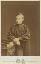 Portrait of Grand Duke Constantine Constantinovich of Russia (1858-1915), c. 1870.