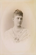 Portrait of Grand Duchess Alexandra Georgievna of Russia (1870-1891), 1889.